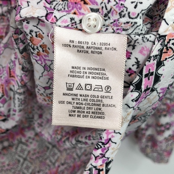 Anthro. Maeve - Islet Button Down Blouse - Small - Picture 4 of 11